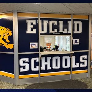 Euclid High School office wrap